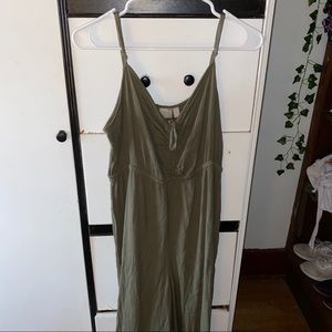 Army green jumpsuit